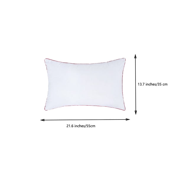 1PCS Throw Pillow Inserts, High Elasticity Cotton Pillow, Couch Cushion, Sham Stuffer (White, 13.7x21.6)