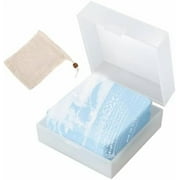 1PCS Travel Soap Case for DR. Squatch, Portable for DR. Squatch Soap Holder Container with Draining Pad & Lid, Fits Bars Square, Waterproof Travel Holder for Bathroom Gym Camping Outdoor Use