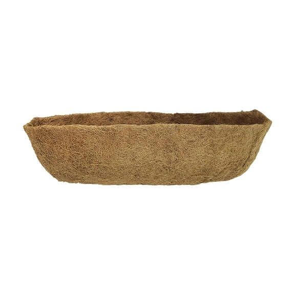 1PCS Trough Coco Liner 24 inch Wall Planter Replaceable Coco Liner for Window Box, Fence Flower Baskets