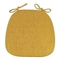 thumbnail image 1 of 1PCS U-Shaped Chair Cushions 17"x16" Set, with Zipper and Removable, Machine-Washable Covers Non- Dining Chair Pads for Kitchen and Dining Room (Yellow), 1 of 4