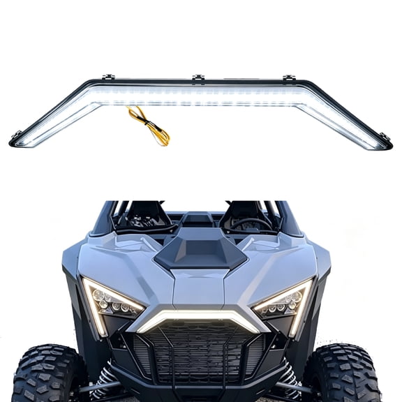 1PCS UTV LED Front Accent Light Grille Light w/Turn Signal for RZR PRO XP/Turbo R/Pro R 2020-2024, XP Sport 2022-2024 Durable, Waterproof, Plug & Play