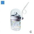 thumbnail image 1 of 1PCS Whale Water Cup 260ml Children Water Spray Cup Feeding Straw Baby N1 M3B3, 1 of 1