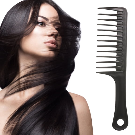1PCS Wide Long Tooth Rake Comb Professional Hair Braids Combs Black Axe Shape Hairstyling Stronger Comb Dyeing Brush Tools