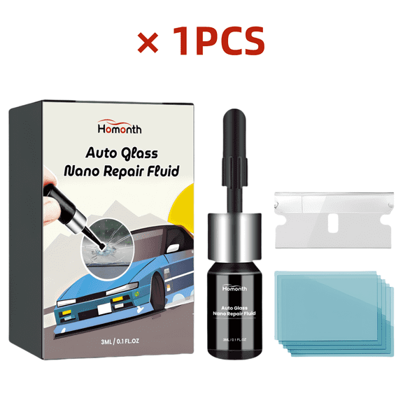 1PCS Windshield Crack Repair Kit, New Cracks Gone Glass Repair Kit, Premium Windshield Repair Kit for Chips and Cracks Car Glass Repair Kit, Cracks Gone Glass Kit Automotive Windscreen Tool