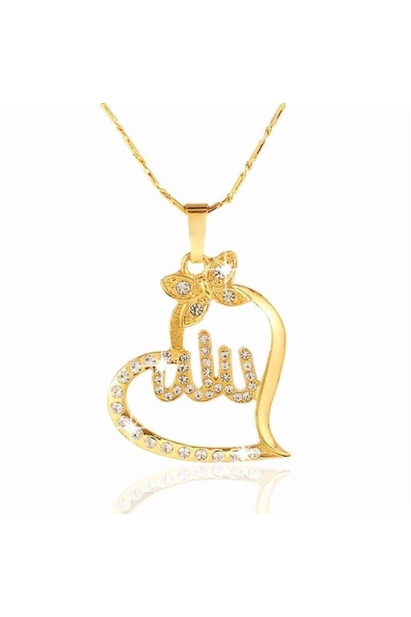 1PCS Women Religious Islamic Muslim Arabic Allah Pendant Necklace Jewelry