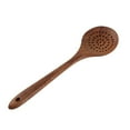 thumbnail image 1 of 1PCS Wooden Kitchen Utensils Set, Black Walnut Wood Handle Long Spat Spoons, 1 of 9