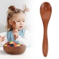 thumbnail image 1 of 1PCS Wooden Spoons for Eating, 6 Inch Small Wooden Spoons for Honey, Coffee, Tea, Hot Cocoa, Jam, Bath Salts, Little Wood Table Spoon for Stirring, Smooth Finish, Unique Gifts for Men Women, 1 of 6