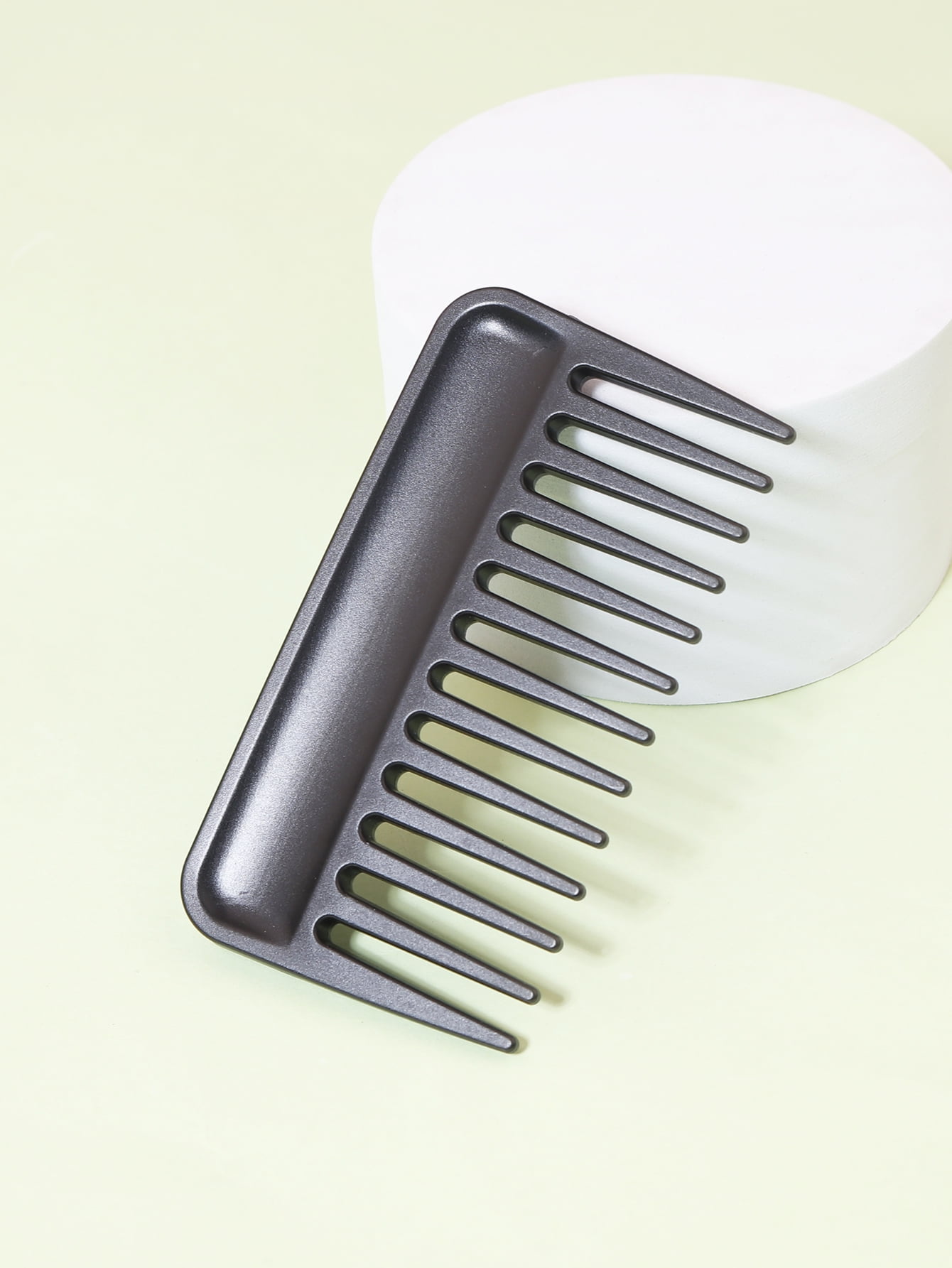 1PCS convenient short rectangular wide toothed comb, plastic flat comb ...