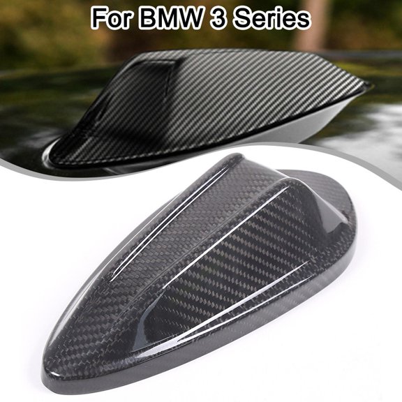 Abs Carbon Fiber Fin Antenna Cover Trim For Bmw 3 Series 2023-2024