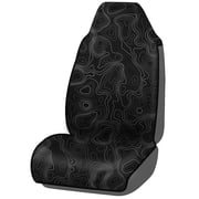 Ozark Trail 1 Piece Car Seat Towel Cover with Storage Bag, Non-Slip, Washable Seat Protector for Gym, Beach, Outdoor, Pet Travel Car Seat Protector, Black Topog
