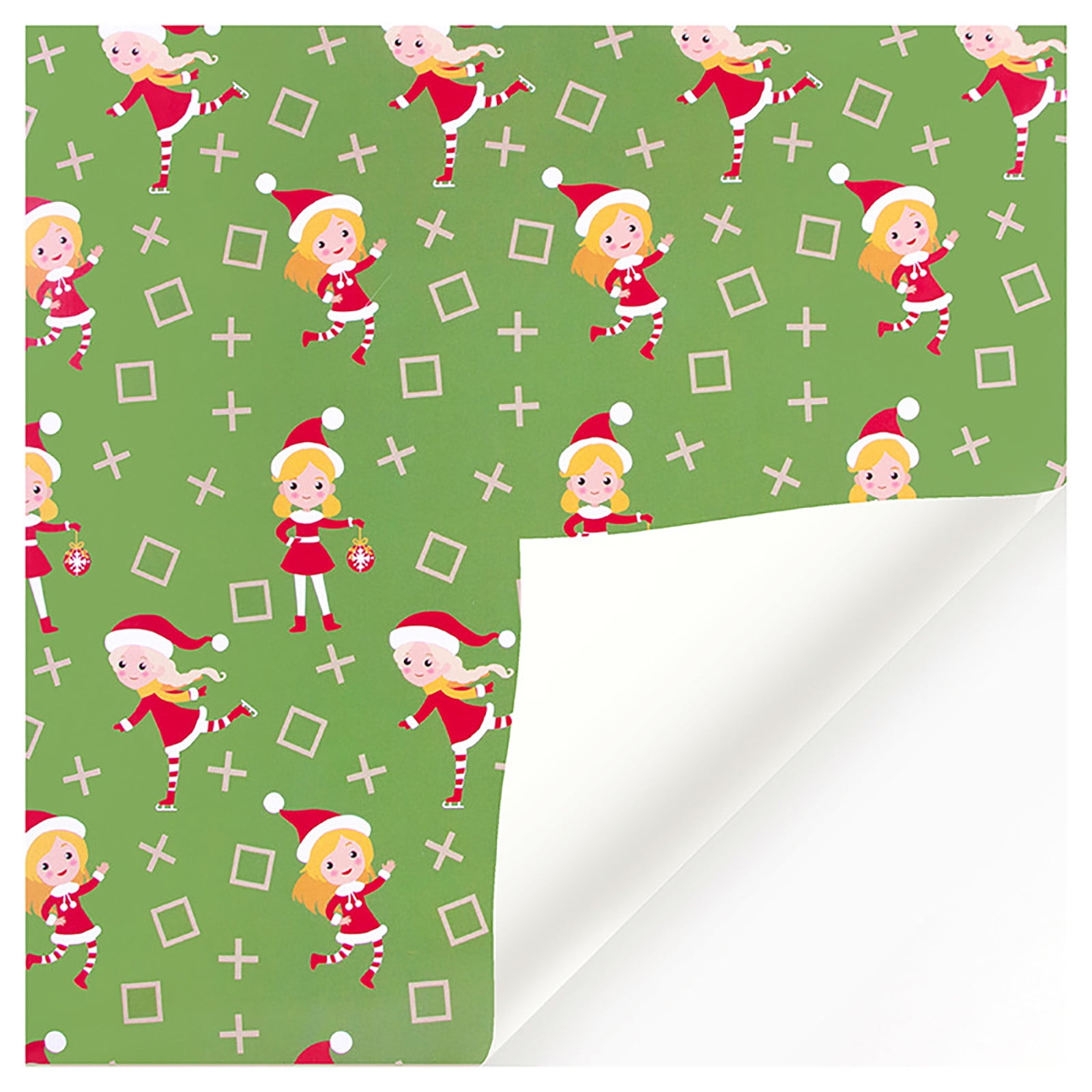 1PCs ( 70cmX50cm, 4.11 Square Feet)Single-sided Christmas Wrapping ...