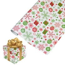 1PCs ( 75cmX51cm, 4.11 Square Feet)Single-sided Christmas Wrapping Paper, Classic Santa Claus And Other Patterns/ SD-031 1PC Christmas decoration gift box wrapping paper DIY handmade paper