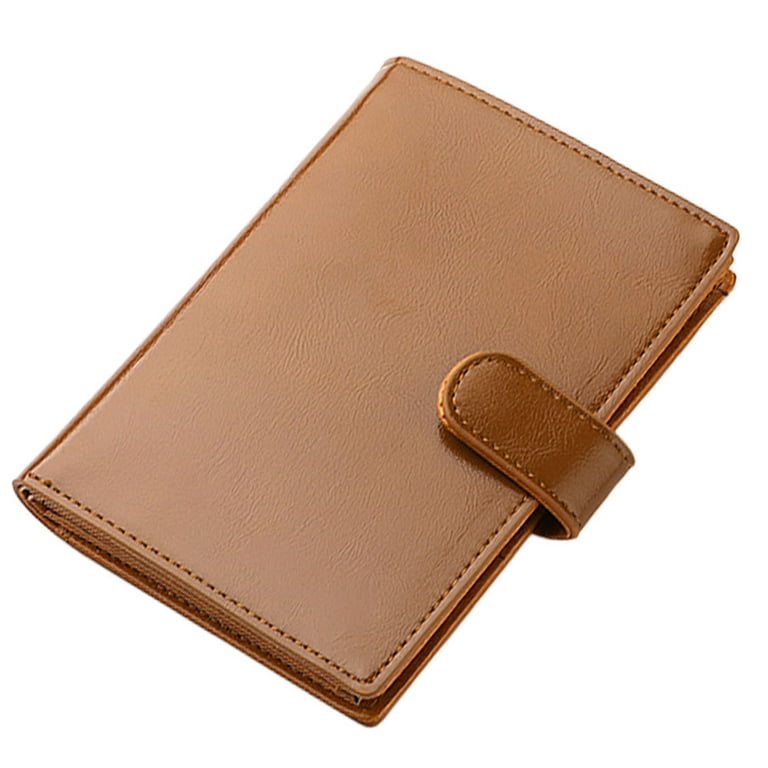 1PCs Driver s License Card Bag Money Clip Male Large Capacity Multifunctional Passport Bag Passport Clip brown