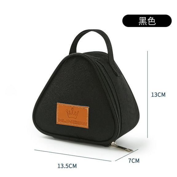 1PCs Triangle Bento Thermal Insulation Portable Lunch Bag Simple Lunch Bag Student Office Worker Insulated Bag Picnic Bag Large Capacity Thick Aluminum Foil Picnic Bag Opening Season Student Meal Bag