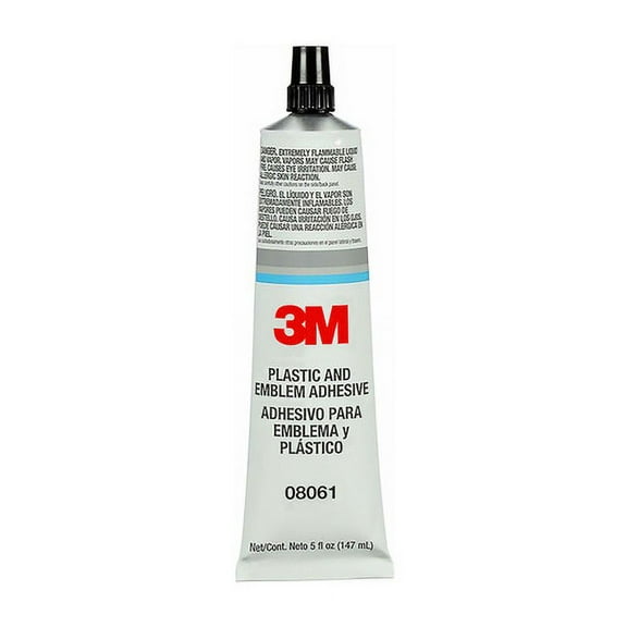 1PK 3M 08061 Plastic and Emblem Adhesive, 5 oz. Tube