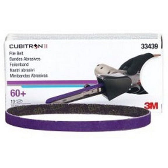 1PK 3M 33439 3/8" X 13" Cubitron II 60+ Grade File Belt