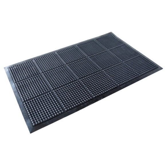 1PK AmeriHome RMBBL35 3 ft. x 5 ft. Anti-Fatigue Bubble Rubber Mat