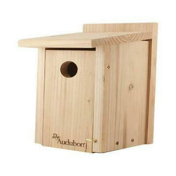 1PK Audubon NABB4N Bird House, Brown, Red Cedar