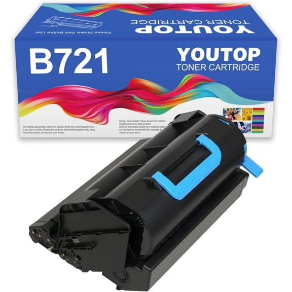 1PK B721 B731 Black Toner Cartridge for 45488801 High Yield Black Toner Cartridge Compatible for Oki B721dn B731dnw B731dn Printer