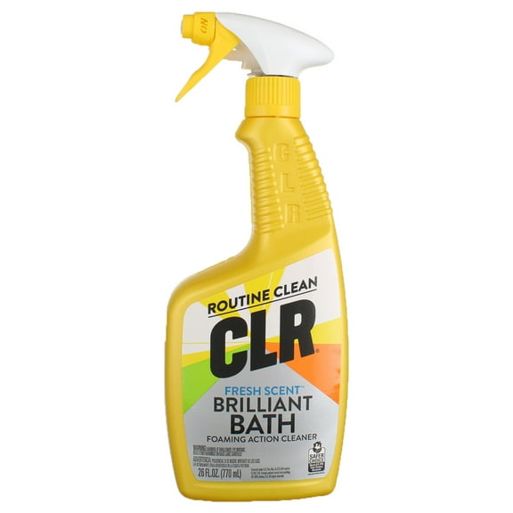 CLR Bath & Kitchen Cleaner Spray, Fresh Scent, 26 fl oz (6 pack)