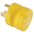 thumbnail image 1 of 1PK Camco 55233 Power Grip Electrical Adapter, 30 Amp Male, 15 Amp Female, 1 of 1