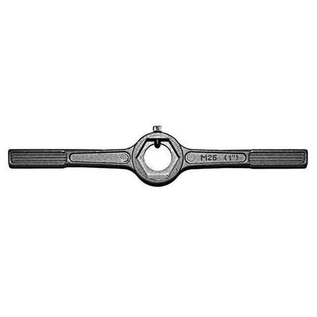 Century 98513 Solid Die Stock – 1-7/16" Non-Adjustable, Zinc Cast, For Round Or Hex Dies