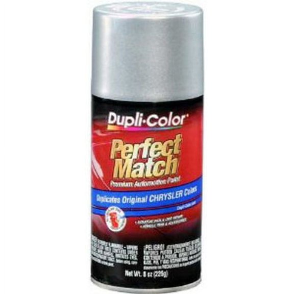 1PK Duplicolor BCC0410 Perfect Match Automotive Paint, Chrysler Bright Silver Metallic, 8 Oz Aerosol Can