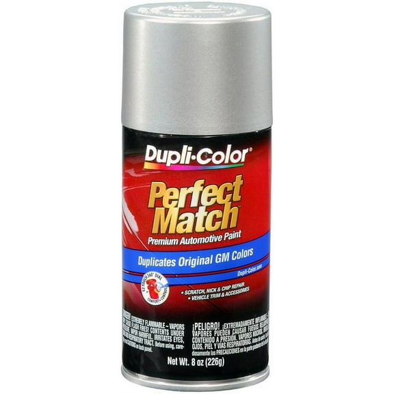1PK Duplicolor BGM0528 Perfect Match Automotive Paint, GM Fine Silver Birch Metallic, 8 Oz Aerosol Can