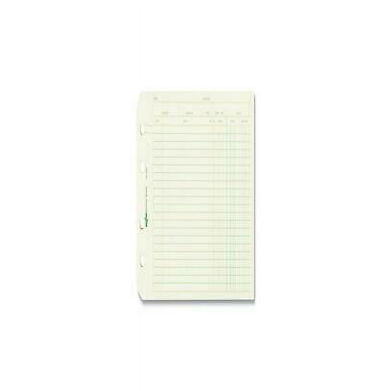 Four-Ring Binder Refill Sheets, 5 x 8.5, Green, 100/Pack Four-Ring Binder Refill Sheets, 5 x 8.5, Green, 100/Pack