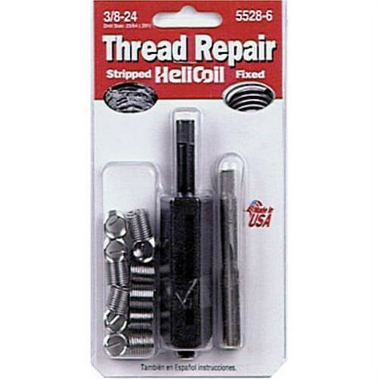 1PK Helicoil 5528-6 Thread Repair Kit, 3/8 x 24 NF 