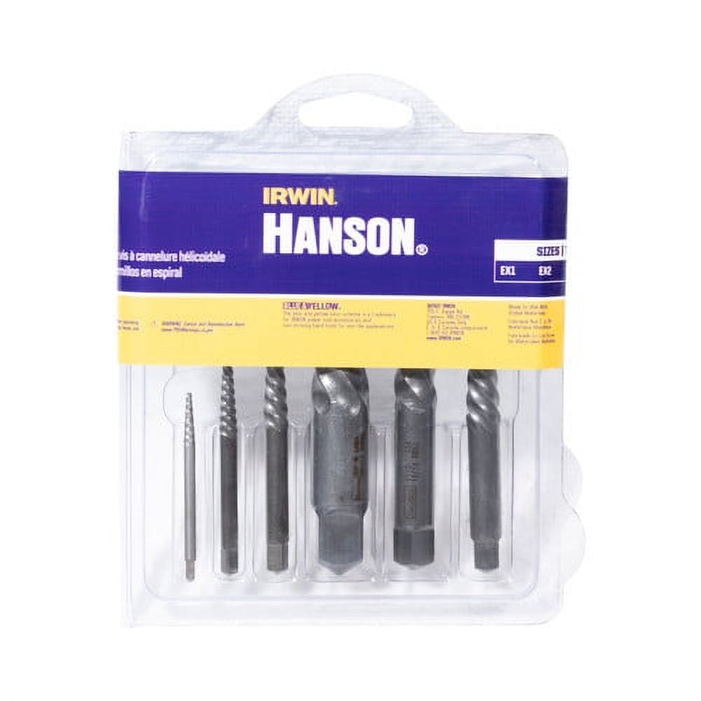 1PK Irwin 53545 6pc Set(16)Spiral Screw Extractor
