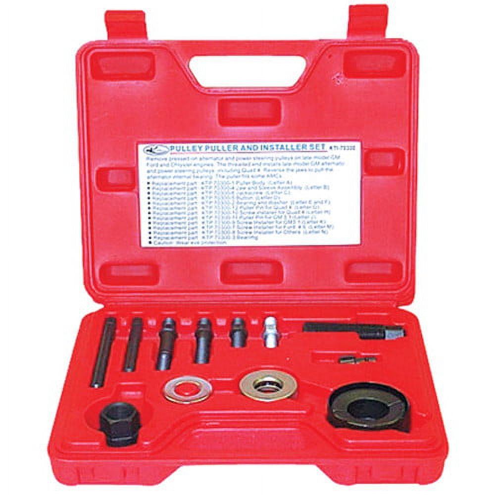 1PK K Tool 70300 Pulley Puller and Installer Set, for V Shaped Pulleys