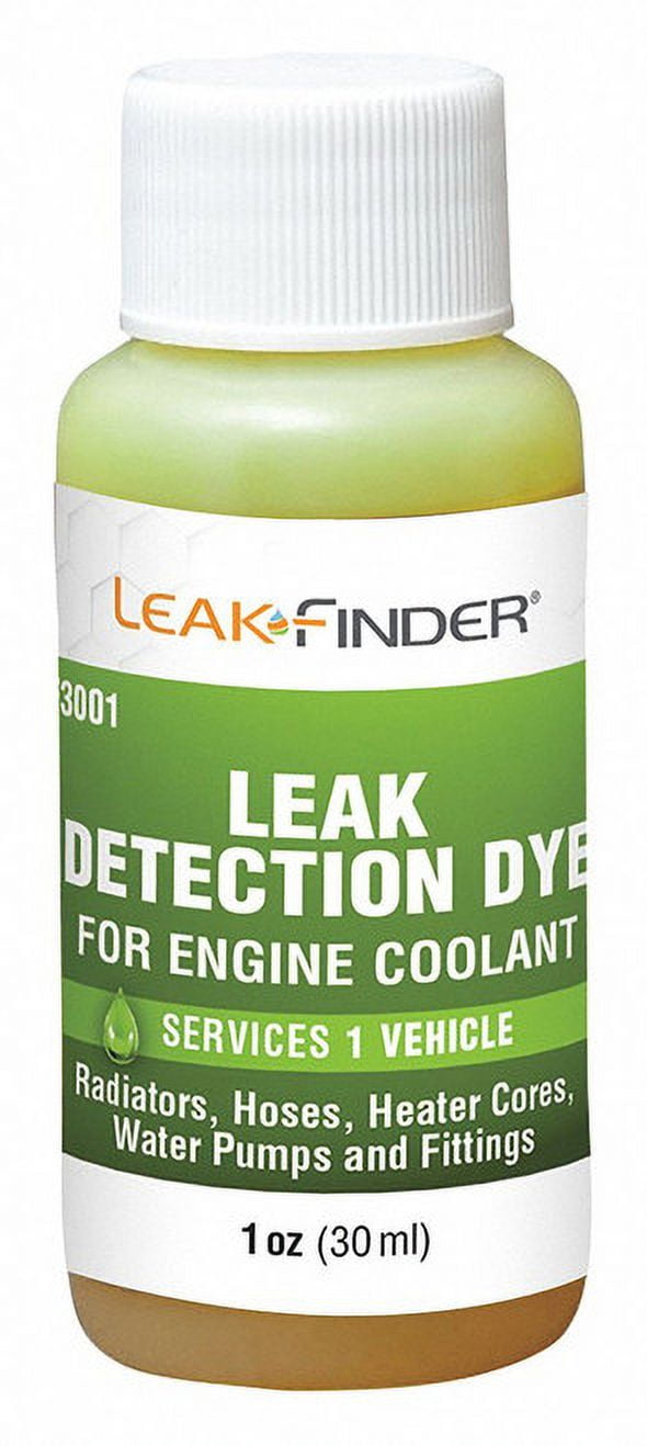 1PK LeakFinder LF3001 Engine Coolant Leak Detection Dye, 1 oz x 6