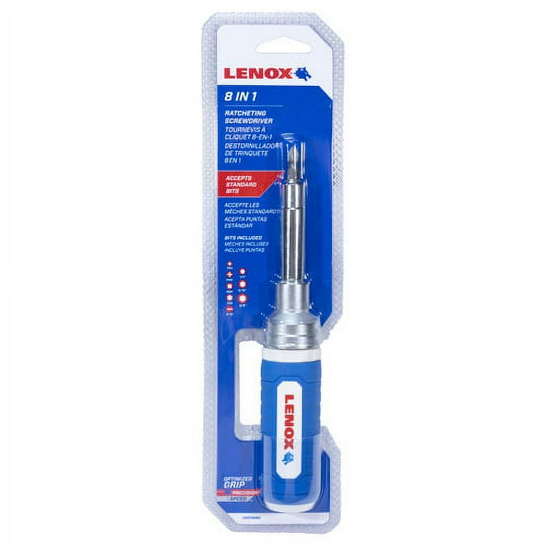 LENOX Sizes Included: PH #1, PH #2, T25, SQ #2, SL 8-10, 1/4 Nut Driver, 3/8 Nut Driver, 5/16 Nut Driver-in x 8-in Variety pack Screwdriver LENOX Sizes Included: PH #1, PH #2, T25, SQ #2, SL 8-10, 1/4 Nut Driver, 3/8 Nut Driver, 5/16 Nut Driver-in x 8-in Variety pack Screwdriver