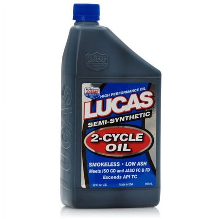 1PK Lucas Oil 10110 Semi-Synthetic 2-Cycle Oil - 1 Qt.