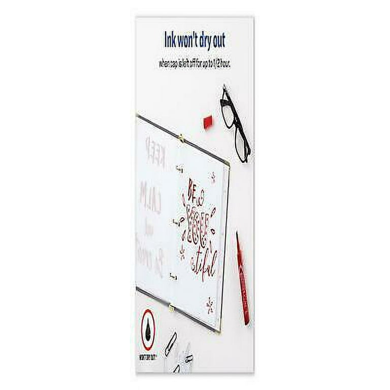 MARKS A LOT Regular Desk-Style Permanent Marker, Broad Chisel Tip, Red, Dozen (7887) MARKS A LOT Regular Desk-Style Permanent Marker, Broad Chisel Tip, Red, Dozen (7887)