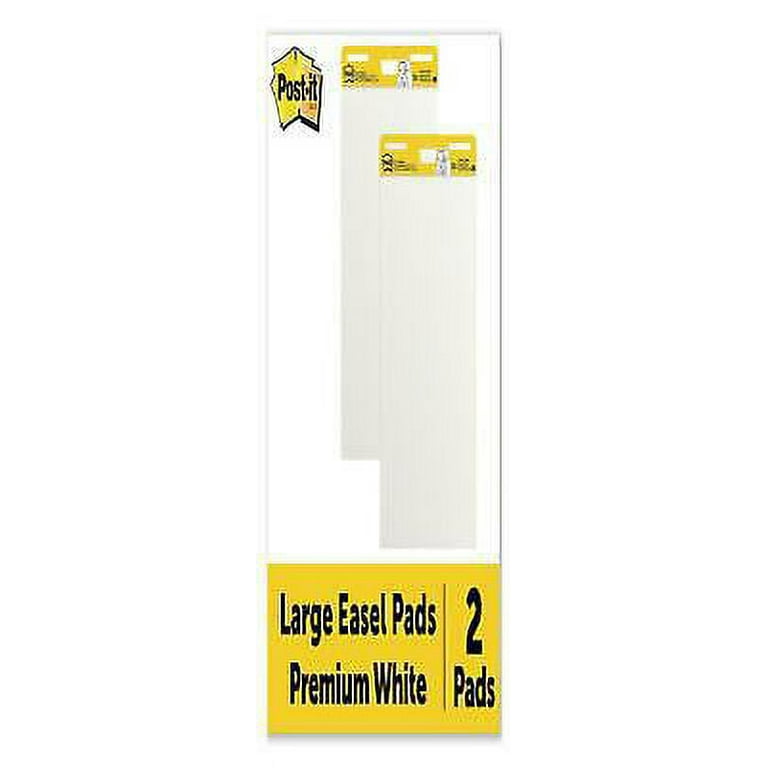 Self-Stick Easel Pad, Unruled, 25 x 30, White, 30 Sheets, 2/Carton Self-Stick Easel Pad, Unruled, 25 x 30, White, 30 Sheets, 2/Carton