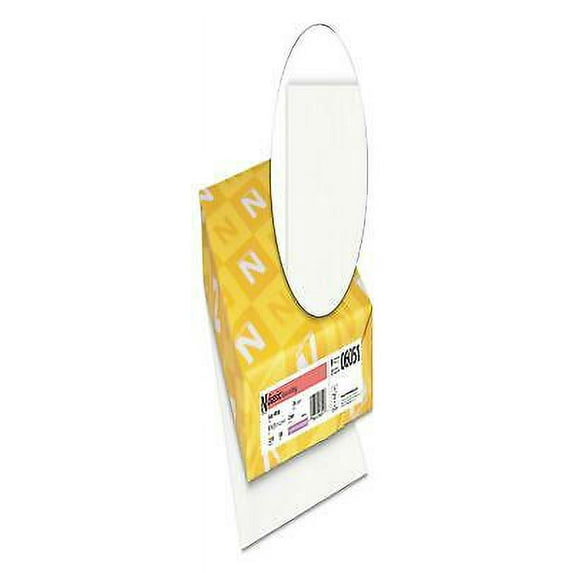 1PK NEE06051 CLASSIC Linen Stationery, 97 Bright, 24 lb, 8.5 x 11, Solar White, 500/Ream