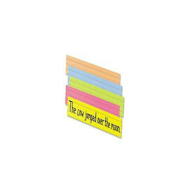 Sentence Strips, 24 x 3, Assorted Bright Colors, 100/Pack Sentence Strips, 24 x 3, Assorted Bright Colors, 100/Pack