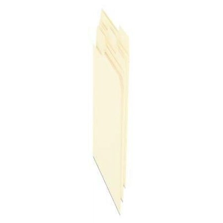 1PK PFXR75213 Reinforced Top File Folders, 1/3-Cut Tabs, Right Position, Letter Size, Manila, 100/Box