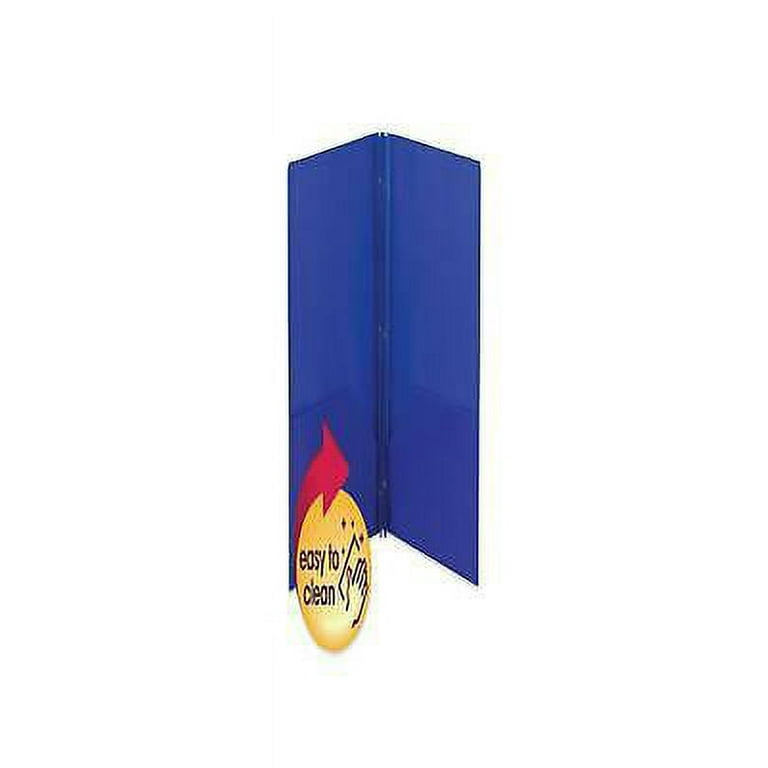 Poly Two-Pocket Folder with Fasteners, 180-Sheet Capacity, 11 x 8.5, Blue, 25/Box Poly Two-Pocket Folder with Fasteners, 180-Sheet Capacity, 11 x 8.5, Blue, 25/Box