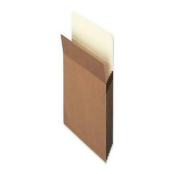 1PK Redrope Drop Front File Pockets, 5.25" Expansion, Legal Size, Redrope, 50/Box