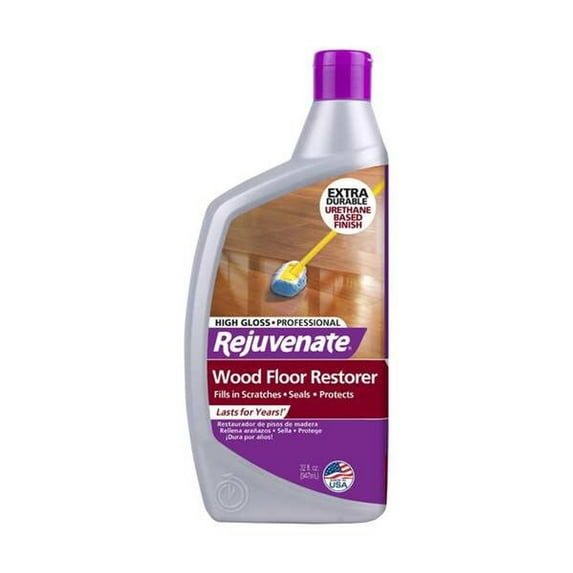 1PK Rejuvenate High Gloss Wood Floor Restorer Liquid 32 oz.
