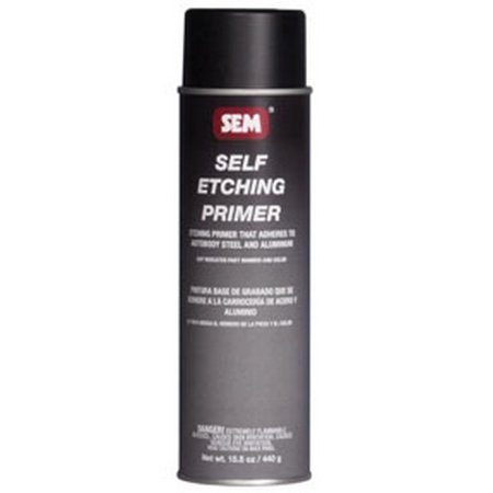 1PK SEM Paints 39673 Self Etching Primer- Black, 15.5oz Aerosol Can