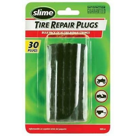 1PK Slime 1031-A Tubeless Tire Repair Plug String, Black