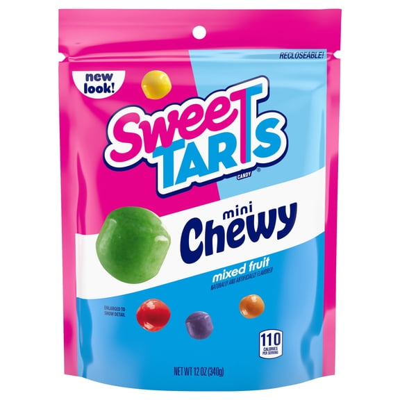 1PACK Mini Chewy SweeTARTS: Sweet-Tart Candy, 12 Oz Bag