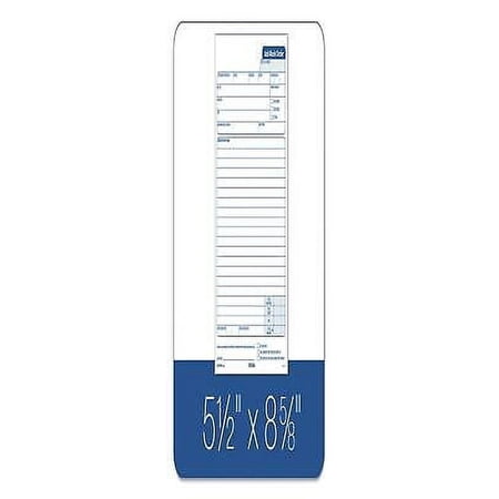 1PK TOP3868 Snap-Off Job Work Order Form, Three-Part Carbonless, 5.66 x 8.63, 1/Page, 50 Forms