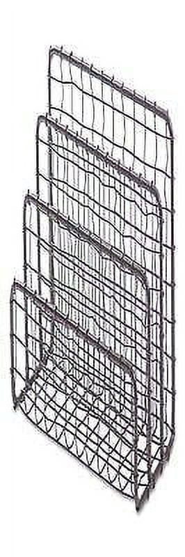 1PK UNV20062 Vintage Wire Mesh File and Letter Sorter, 3 Sections, DL ...