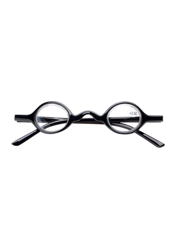 1PK Unisex Small Round Reading Glasses Blue Light Blocking Readers Men Women