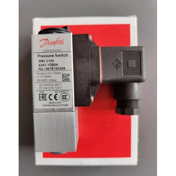 1PS New For Danfoss MBC5100 061B100366 Pressure Switch Free Shipping